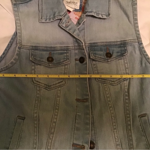 Forever 21 denim vest - Picture 5 of 6